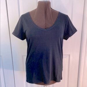 4 for $25 - Reitmans Essentials Cotton blend Black Short Sleeve T-Shirt, XXL